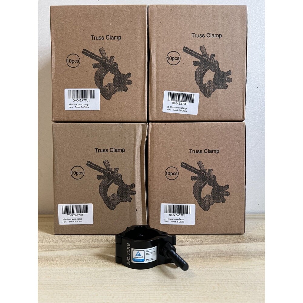 40 PCS Truss Clamp for 1.4-1.6 Inch Tube Heavy Duty 165LB Lighting Clamps